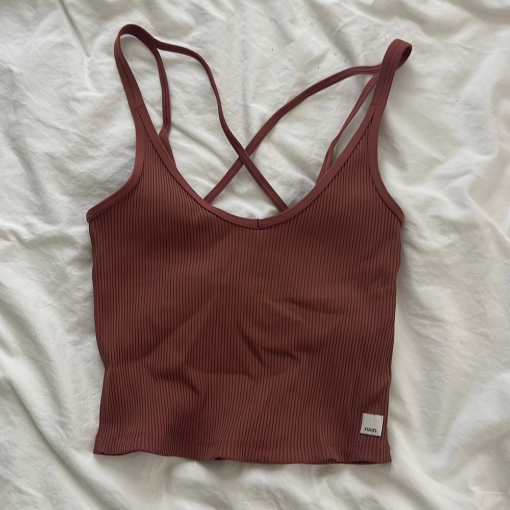 Vuori rib cropped tank